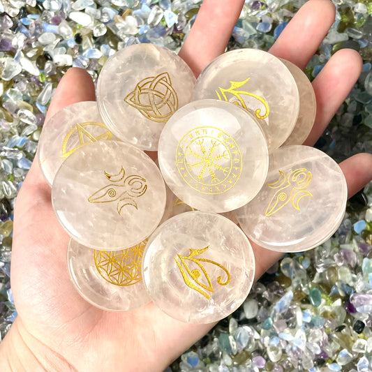 Pale Rose Quartz Pop Sockets