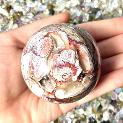 Mexican Crazy Lace Agate Spheres