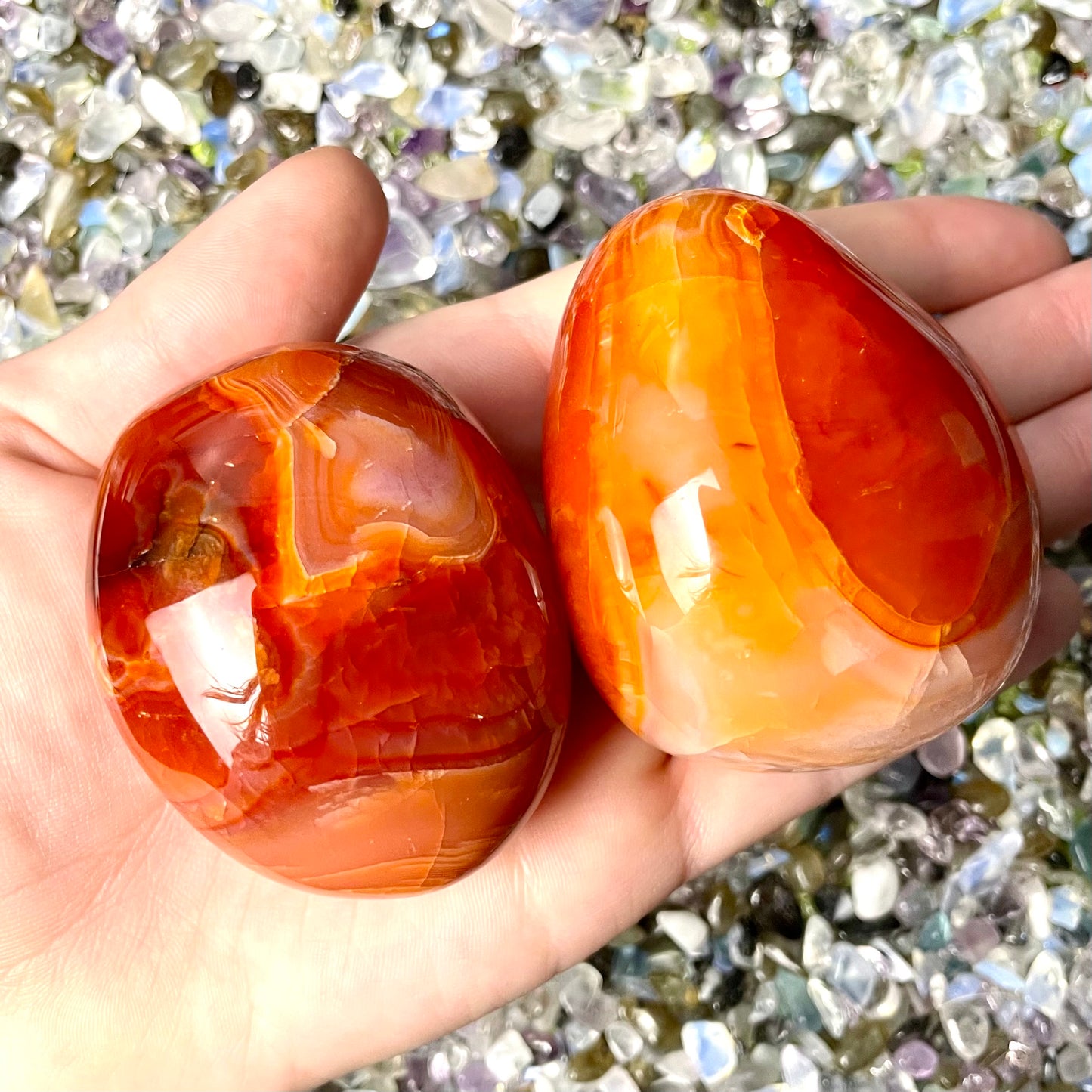 Carnelian Palmstones