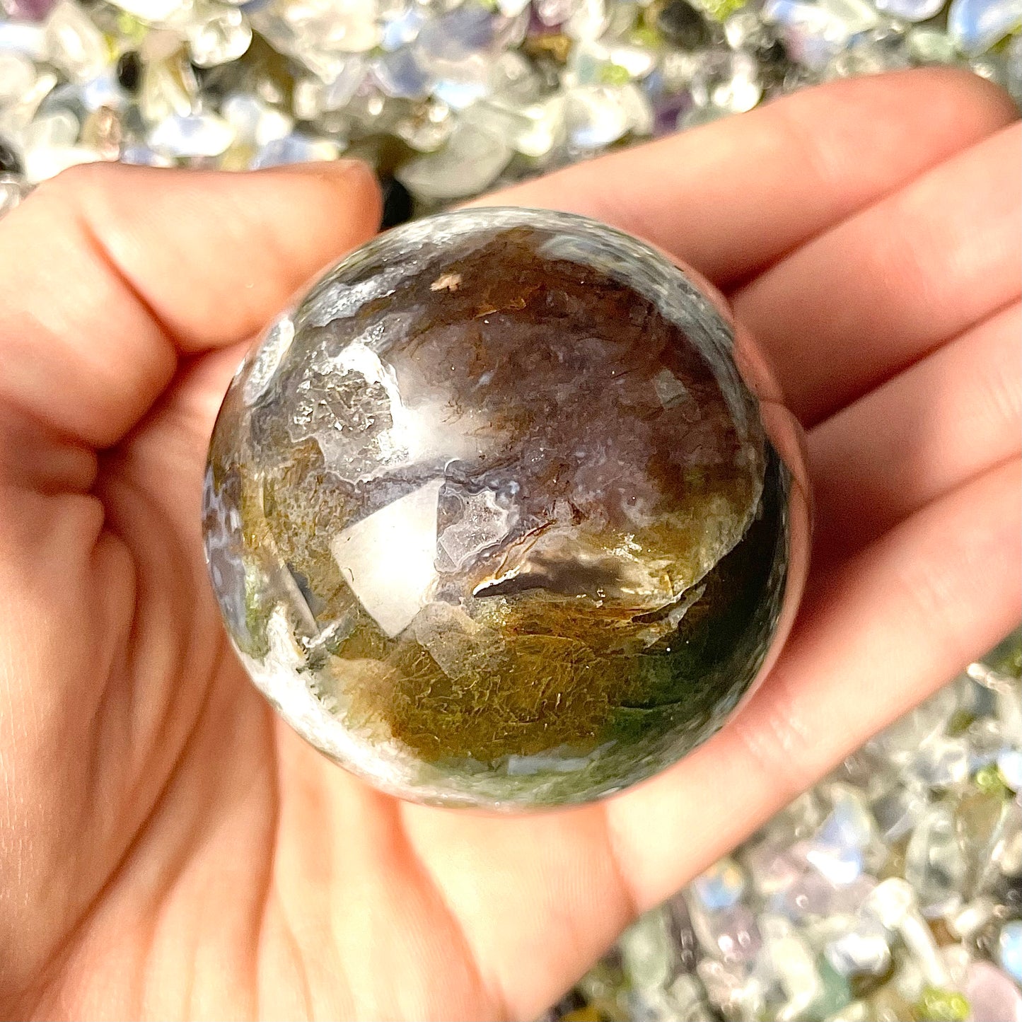 Moss Agate Sphere