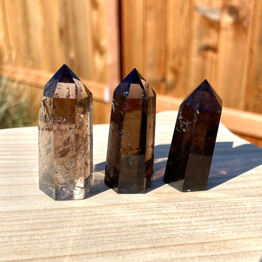 Smokey Quartz Towers