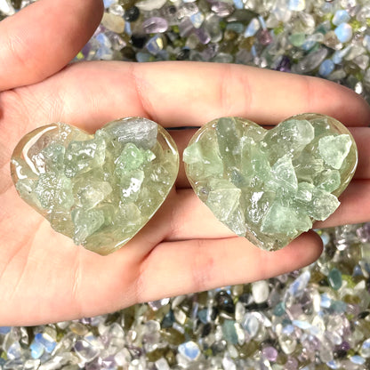 Resin Chip Hearts