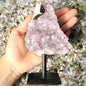 Raw Amethyst on Stand