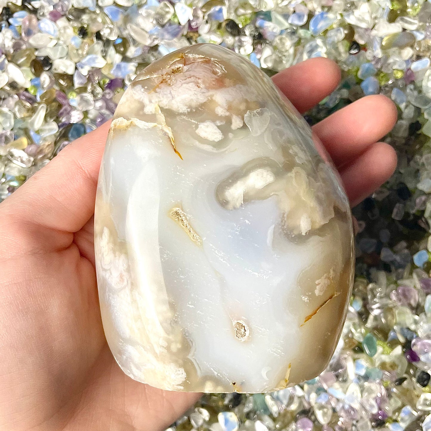 Flower Agate Free Form