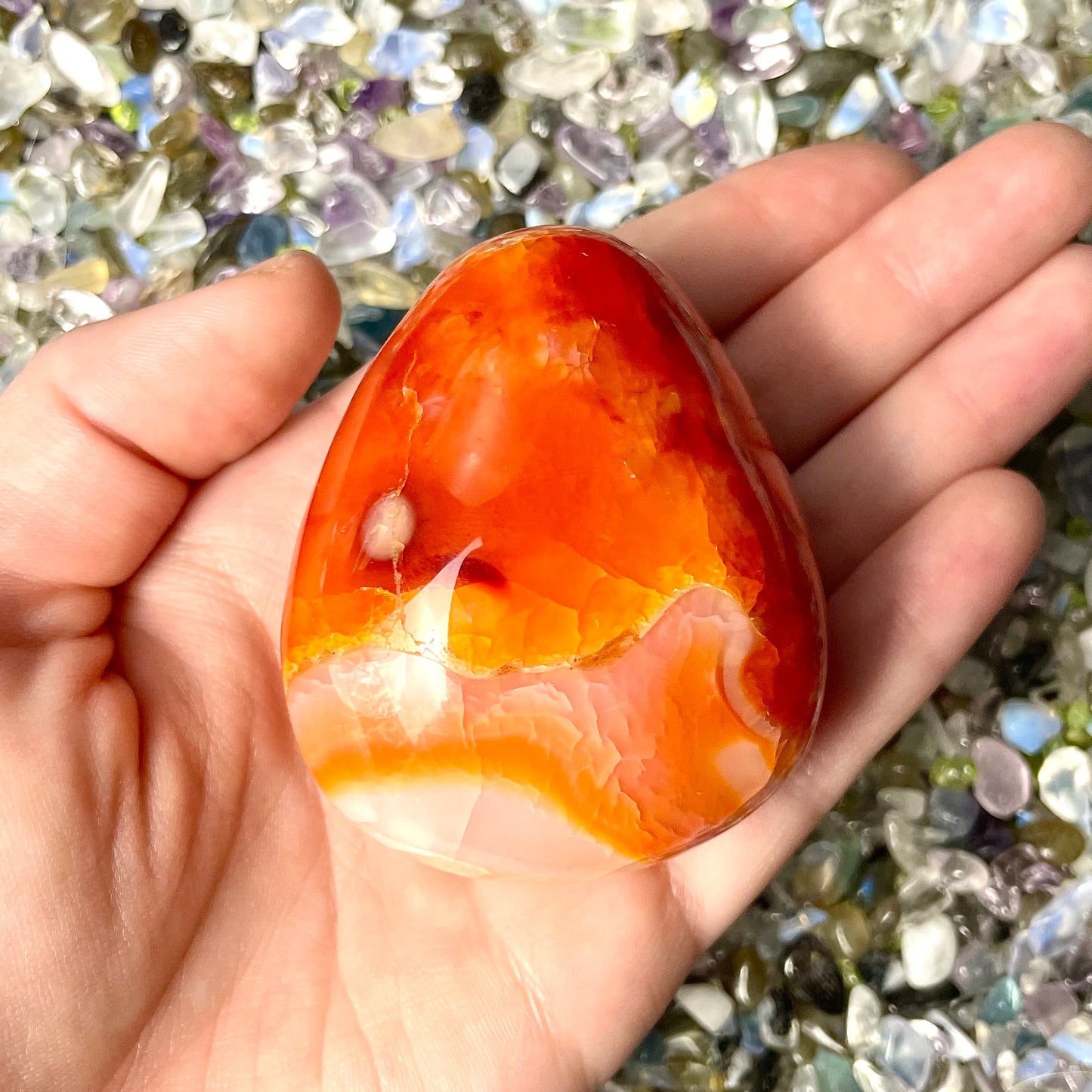 Carnelian Palmstones