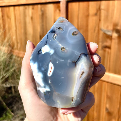 Orca Agate Flame w/ Inclusions