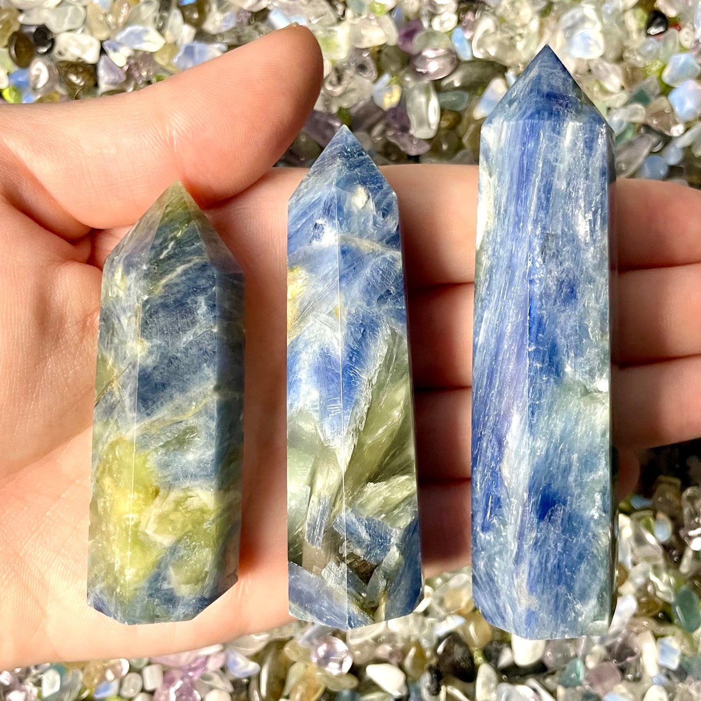 Blue Kyanite Towers