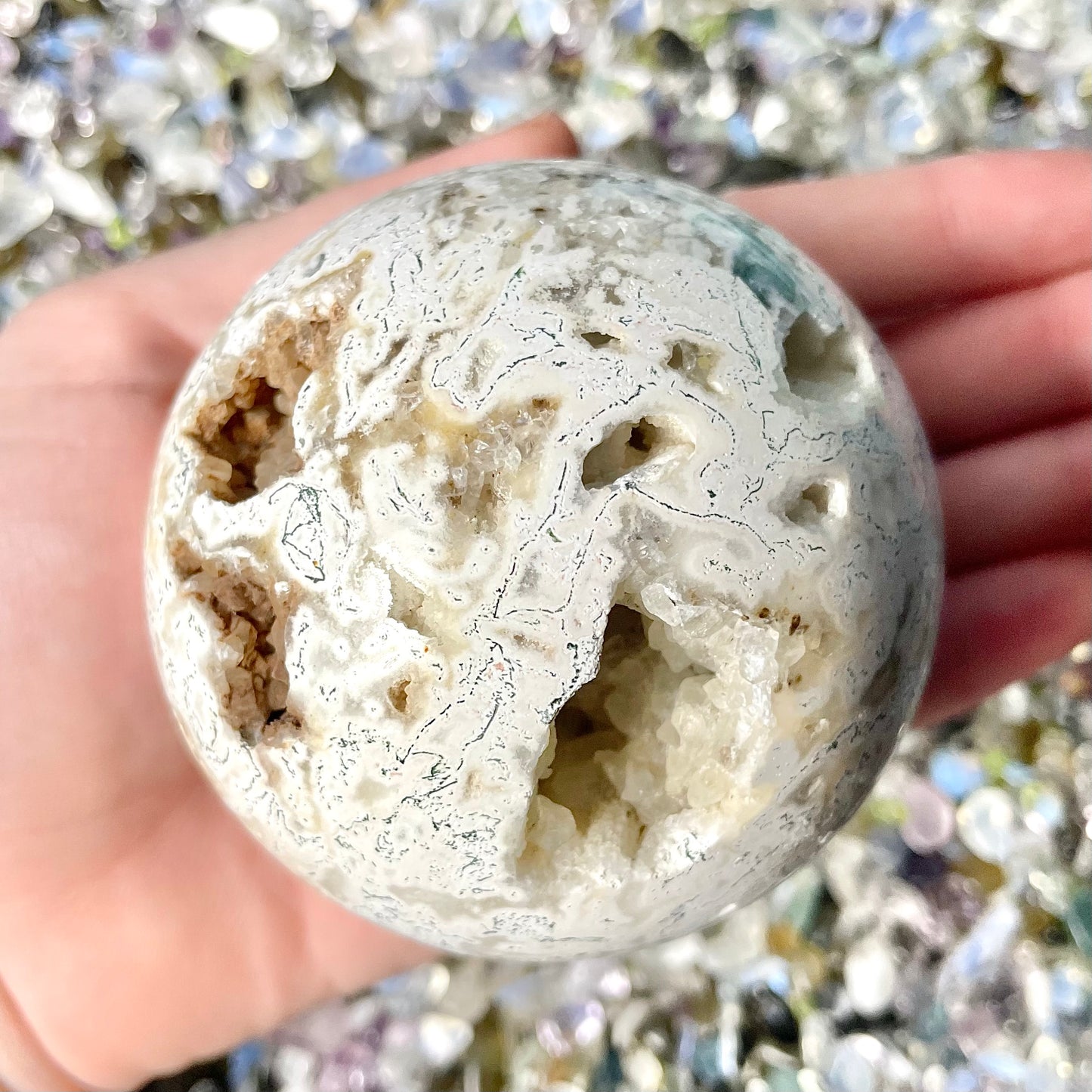 Moss Agate Sphere