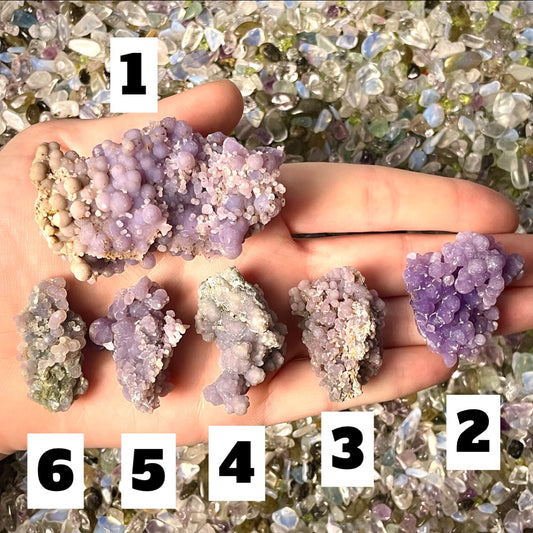 Grape Agate Clusters