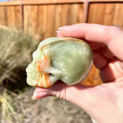 Banded Calcite Skulls