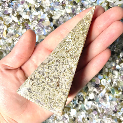 Sea Jasper Tall Pyramid