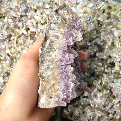 Raw Amethyst on Stand